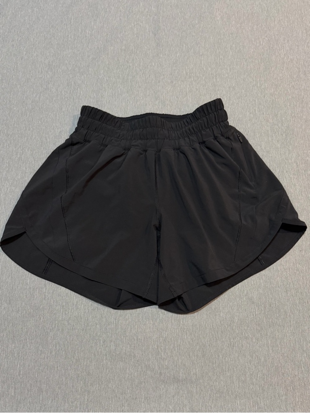 Lululemon Track That Shorts 5” Black Size 4 Mid Rise Lined Running - Picture 2 of 12